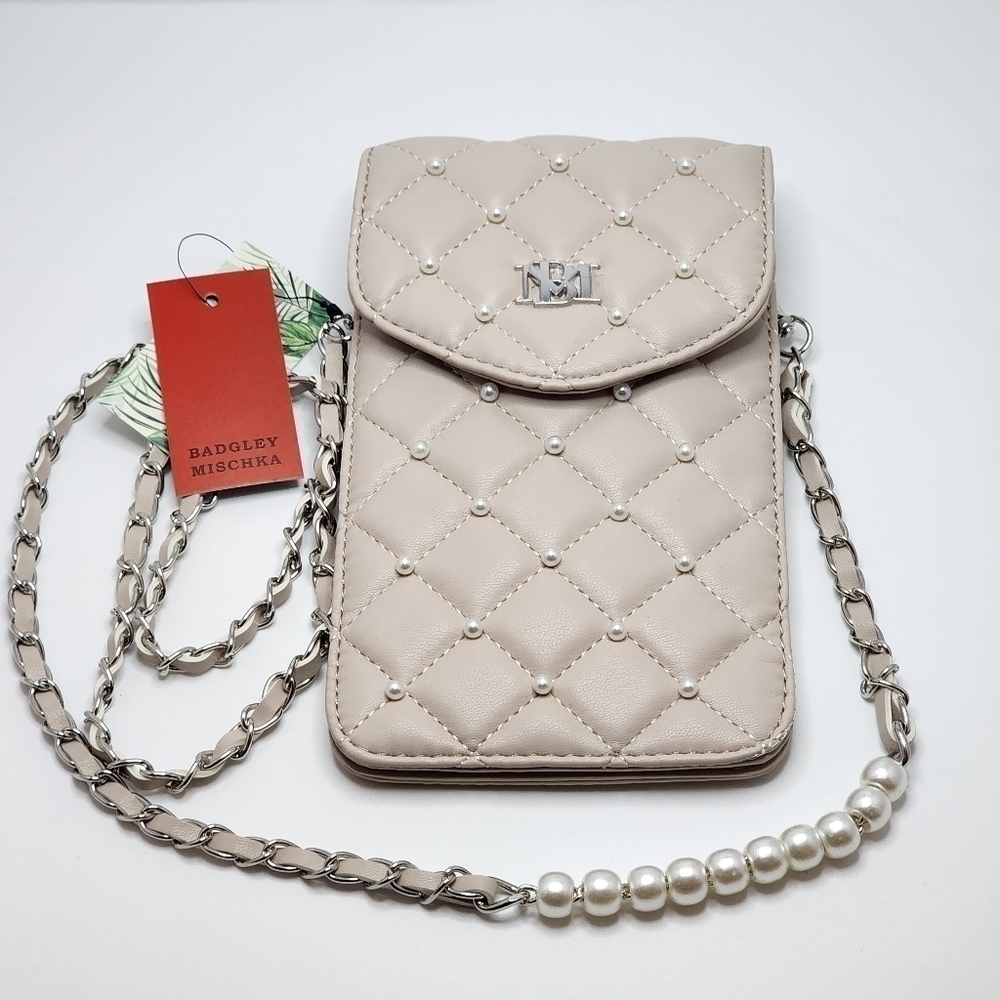 Badgley Mischka Phone Crossbody with Insert Card Holder
